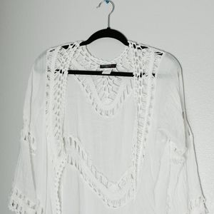 White Lace Cardigan